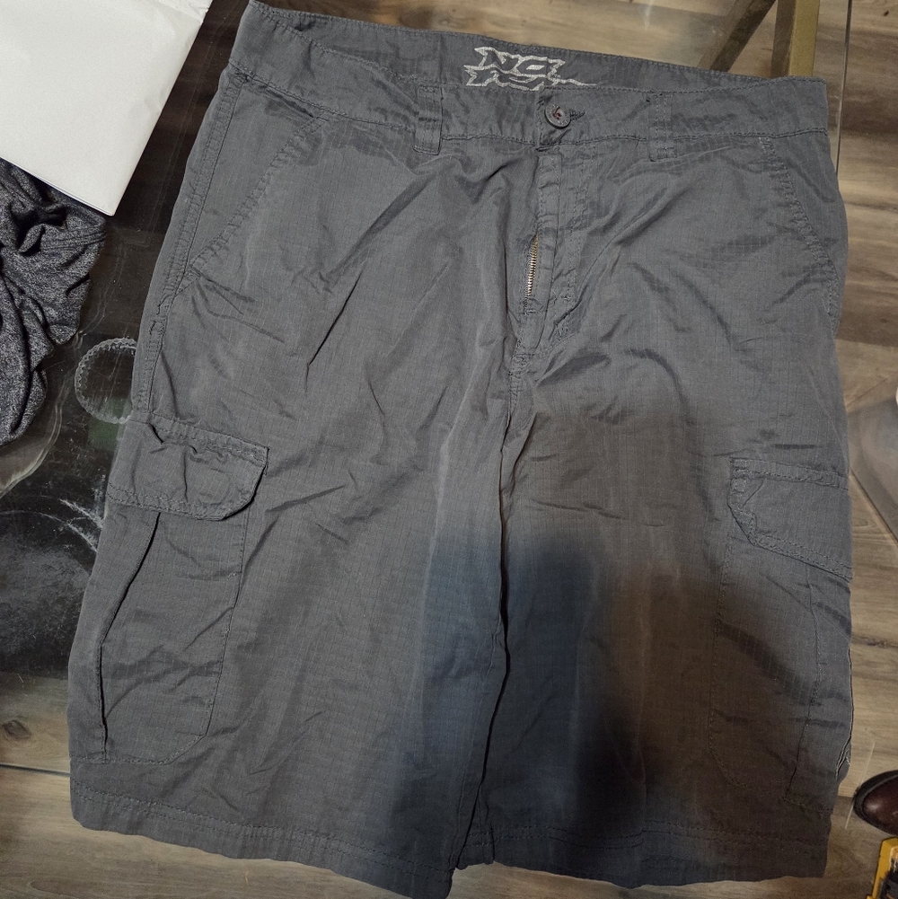 Men's Gray Cargo Shorts